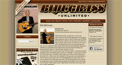 Desktop Screenshot of bluegrassmusic.com